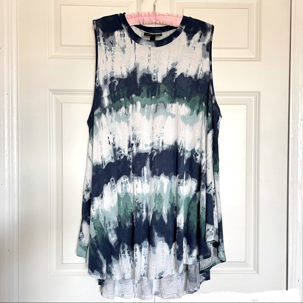 Lane Bryant Watercolor Swing Tank